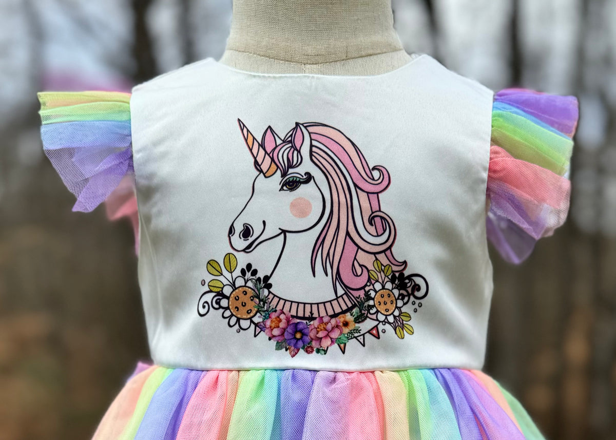 Unicorn Party Dress – What A Princess LLC