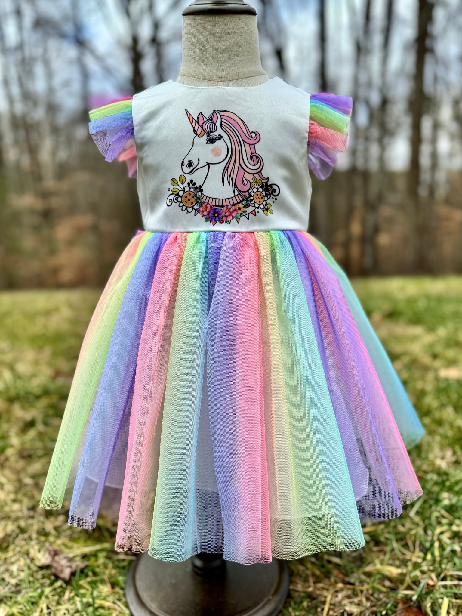 Unicorn party dress hotsell