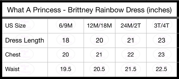 Brittney Dress. Pink Rainbow