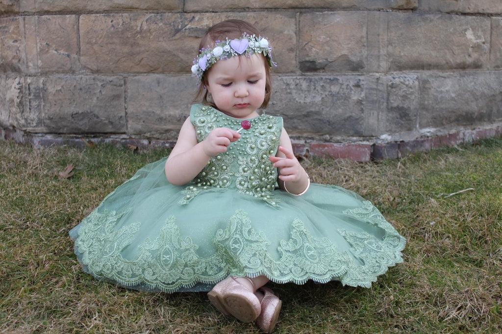 Georgia Dress. Green What A Princess LLC Georgia Dress. Green What A Princess LLC