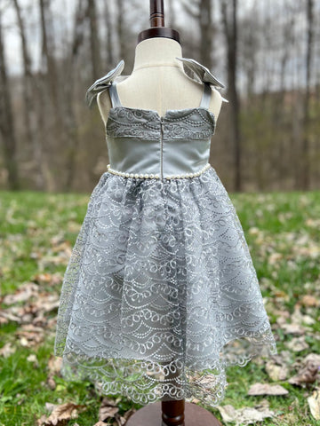 Aspen Dress. Silver