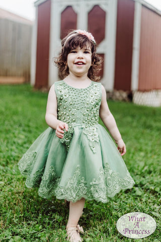 Georgia Dress. Green