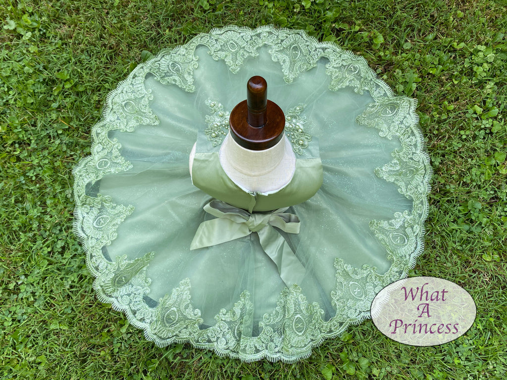 Georgia Dress. Green What A Princess LLC Georgia Dress. Green What A Princess LLC