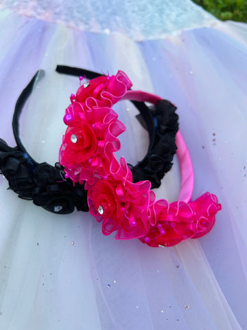Hairband. Hot Pink/Lily